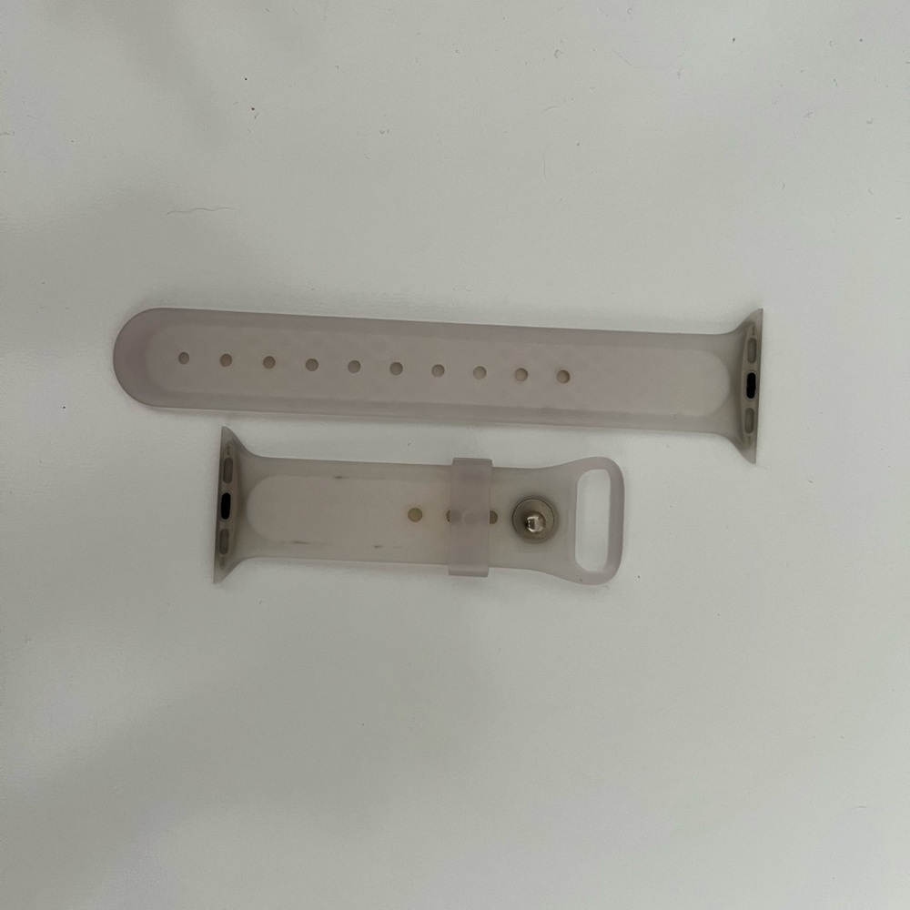 White Apple Watch band